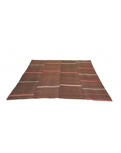 Tappeto Kilim Vintage Persia azzurro 173x174
