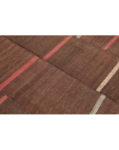 Tappeto Kilim Vintage Persia azzurro 173x174