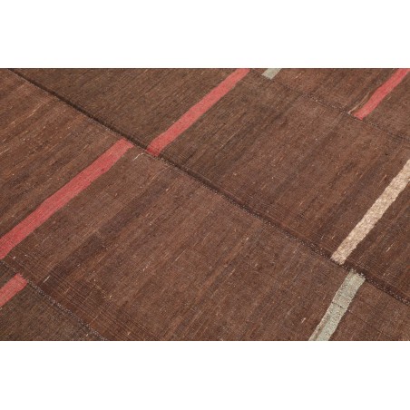 Tappeto Kilim Vintage Persia azzurro 173x174