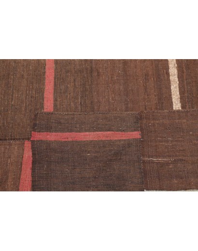 Tappeto Kilim Vintage Persia azzurro 173x174