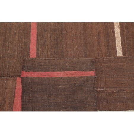Tappeto Kilim Vintage Persia azzurro 173x174