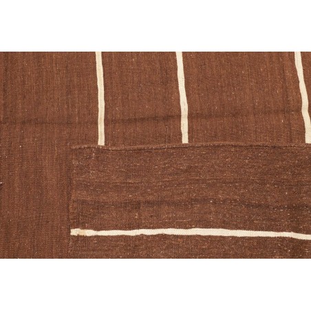 Tappeto Kilim Vintage Persia marrone bianco 200x212