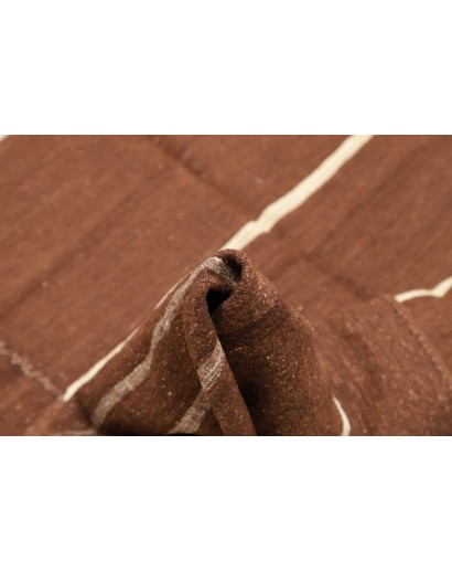 Tappeto Kilim Vintage Persia marrone bianco 200x212