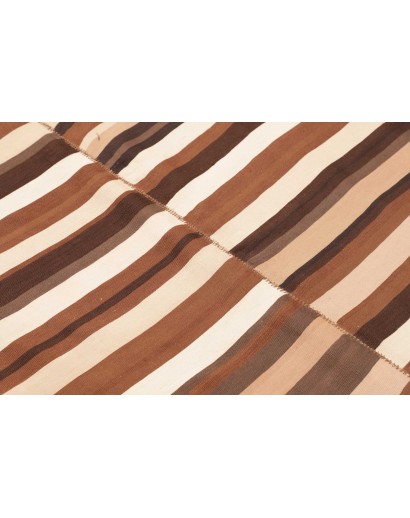 Tappeto Kilim Vintage Persia marrone 135x136