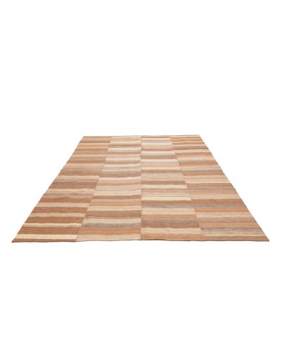 Tappeto Kilim Vintage Persia marrone bianco 205x262