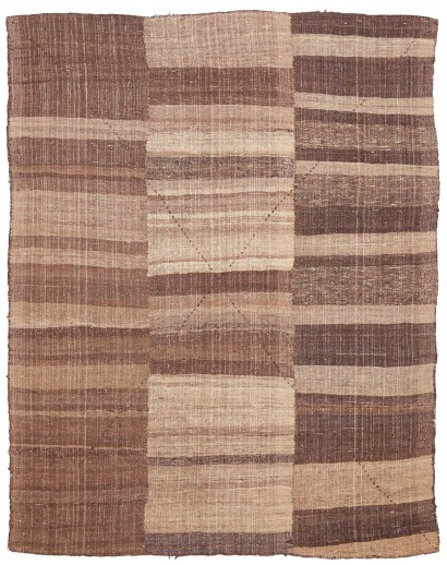Tappeto Kilim Vintage Persia bianco giallo 164x209