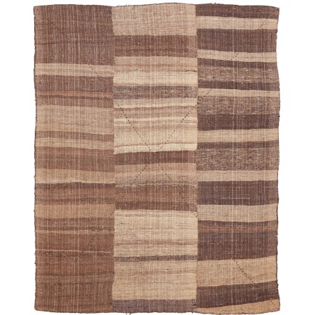 Tappeto Kilim Vintage Persia bianco giallo 164x209