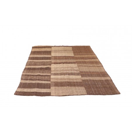 Tappeto Kilim Vintage Persia bianco giallo 164x209
