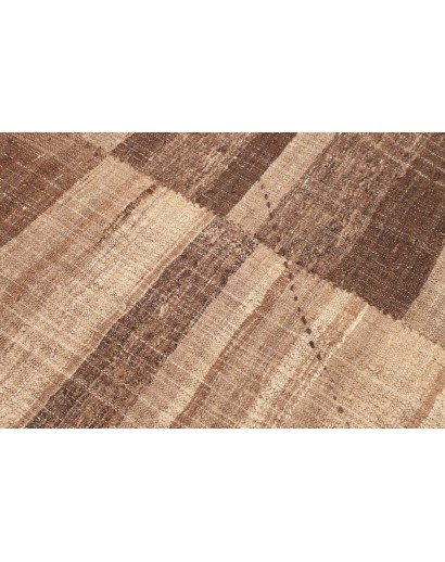 Tappeto Kilim Vintage Persia bianco giallo 164x209