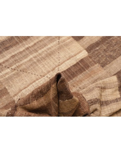 Tappeto Kilim Vintage Persia bianco giallo 164x209