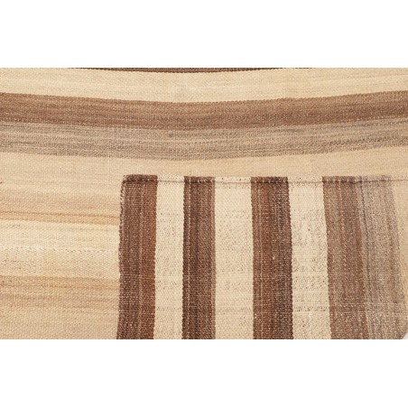Tappeto Kilim Vintage Persia giallo marrone 145x305