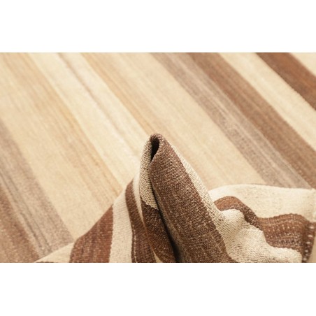 Tappeto Kilim Vintage Persia giallo marrone 145x305