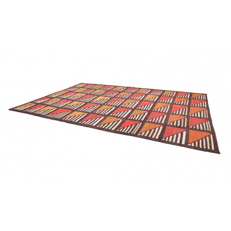 Tappeto Kilim Vintage Persia grigio rosso 301x446