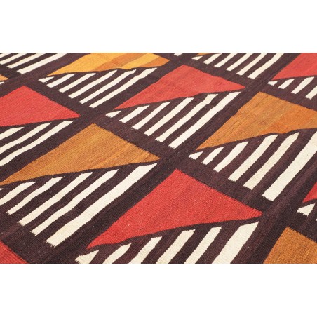 Tappeto Kilim Vintage Persia grigio rosso 301x446