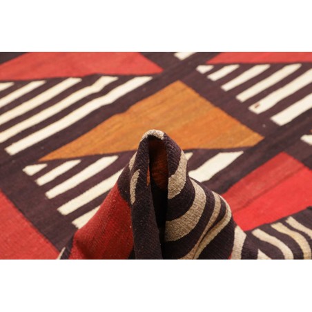 Tappeto Kilim Vintage Persia grigio rosso 301x446