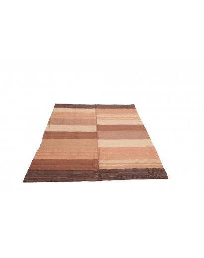 Tappeto Kilim Vintage Persia marrone 137x167