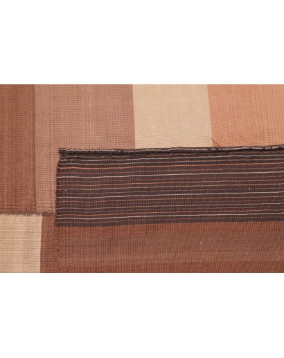 Tappeto Kilim Vintage Persia marrone 137x167