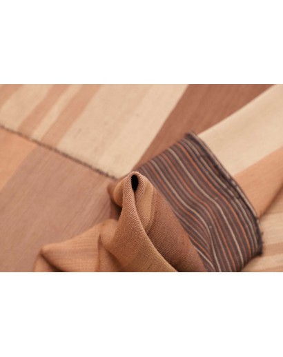 Tappeto Kilim Vintage Persia marrone 137x167