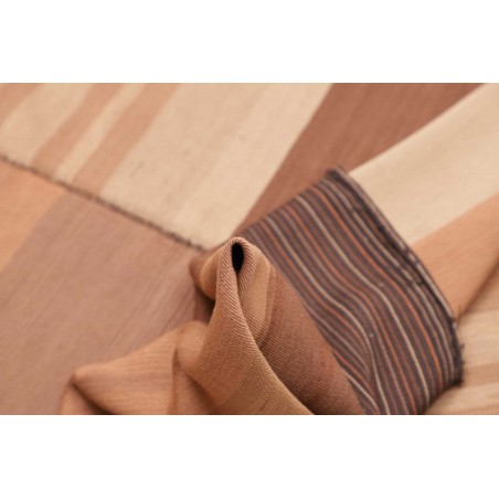 Tappeto Kilim Vintage Persia marrone 137x167