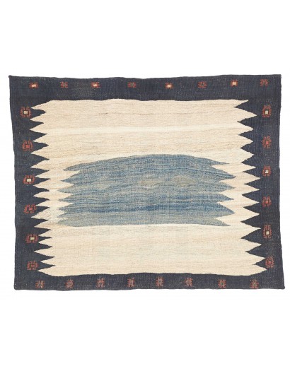 Tappeto Kilim Vintage Persia grigio 92x116