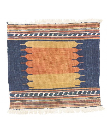 Tappeto Kilim Vintage Persia marrone grigio 66x60