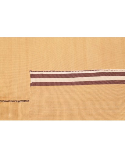 Tappeto Kilim Vintage Persia marrone bianco 129x218