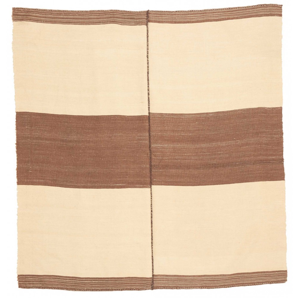 Tappeto Kilim Vintage Persia beige marrone 145x152