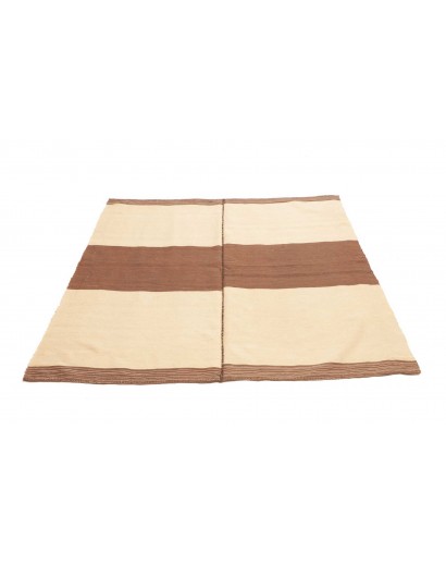 Tappeto Kilim Vintage Persia beige marrone 145x152