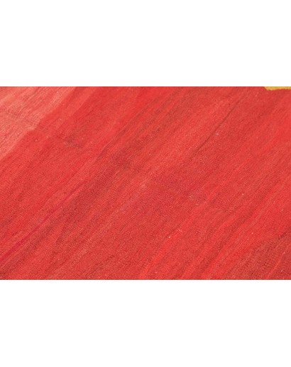 Tappeto Kilim Vintage Persia rosso 146x344