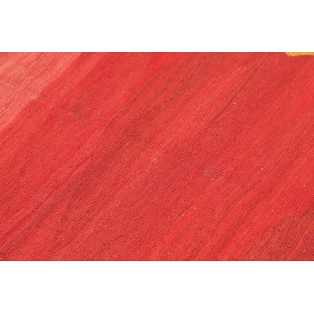 Tappeto Kilim Vintage Persia rosso 146x344
