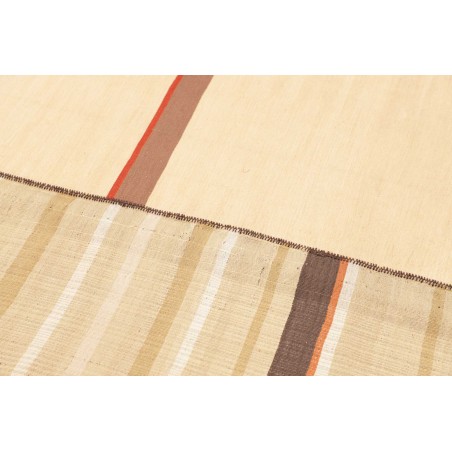 Tappeto Kilim Vintage Persia giallo azzurro 139x210