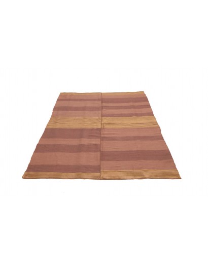 Tappeto Kilim Vintage Persia azzurro marrone 130x205