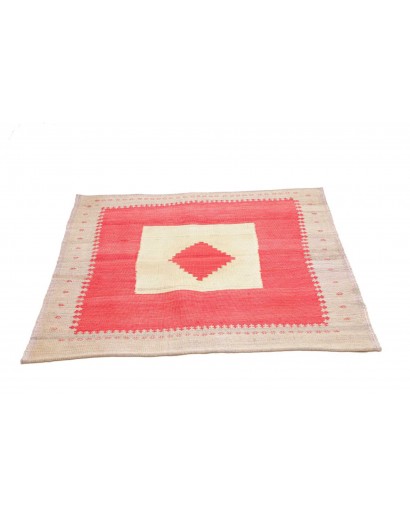 Tappeto Kilim Vintage Persia rosso 107x99