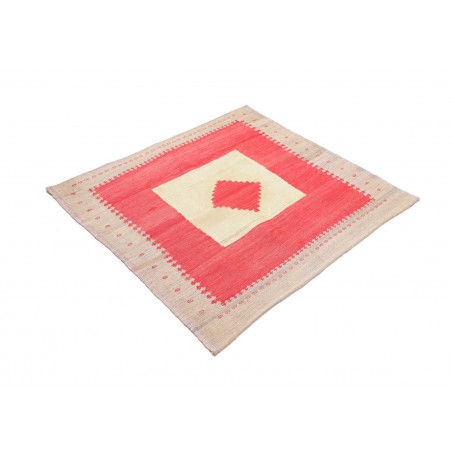 Tappeto Kilim Vintage Persia rosso 107x99