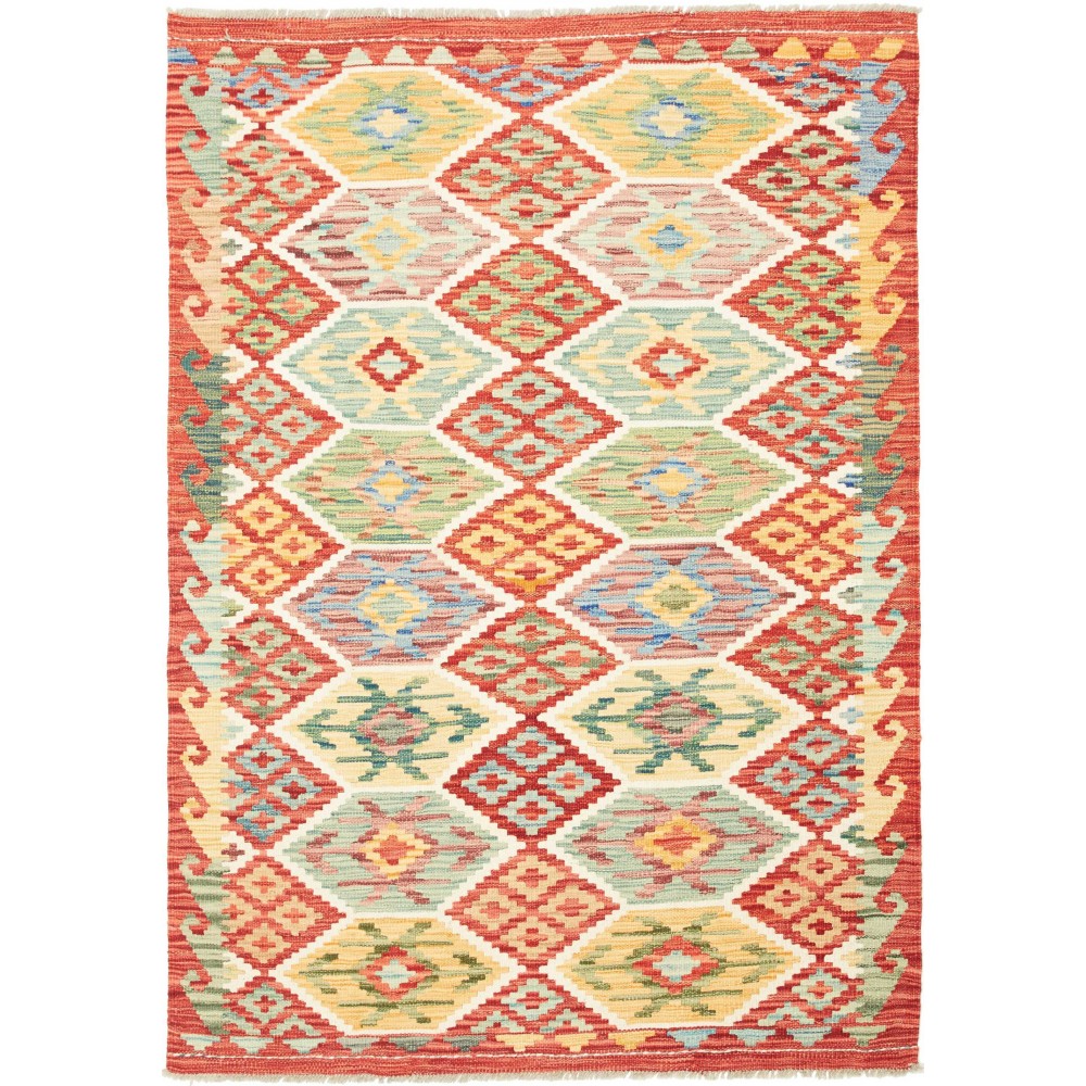 Tappeto Kilim Afghanistan marrone beige 125x178