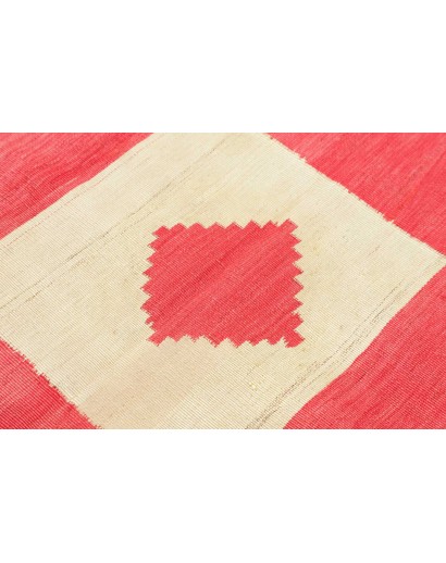 Tappeto Kilim Vintage Persia rosso 107x99