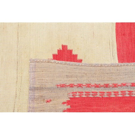 Tappeto Kilim Vintage Persia rosso 107x99