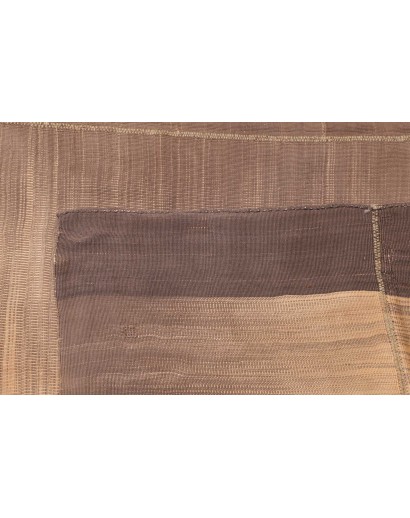 Tappeto Kilim Vintage Persia marrone azzurro 235x384