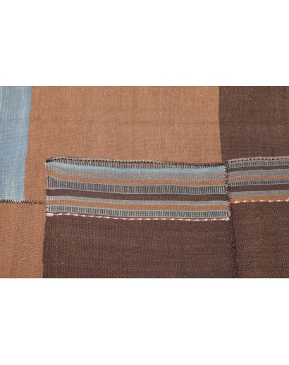 Tappeto Kilim Vintage Persia azzurro marrone 265x297