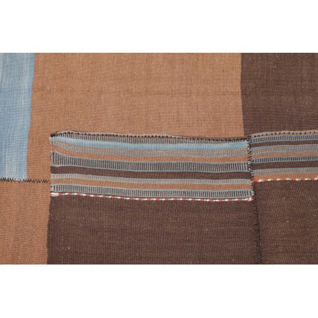 Tappeto Kilim Vintage Persia azzurro marrone 265x297