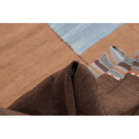 Tappeto Kilim Vintage Persia azzurro marrone 265x297