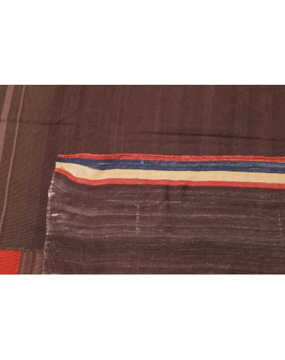 Tappeto Kilim Vintage Persia azzurro marrone 203x400