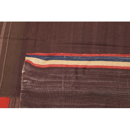 Tappeto Kilim Vintage Persia azzurro marrone 203x400