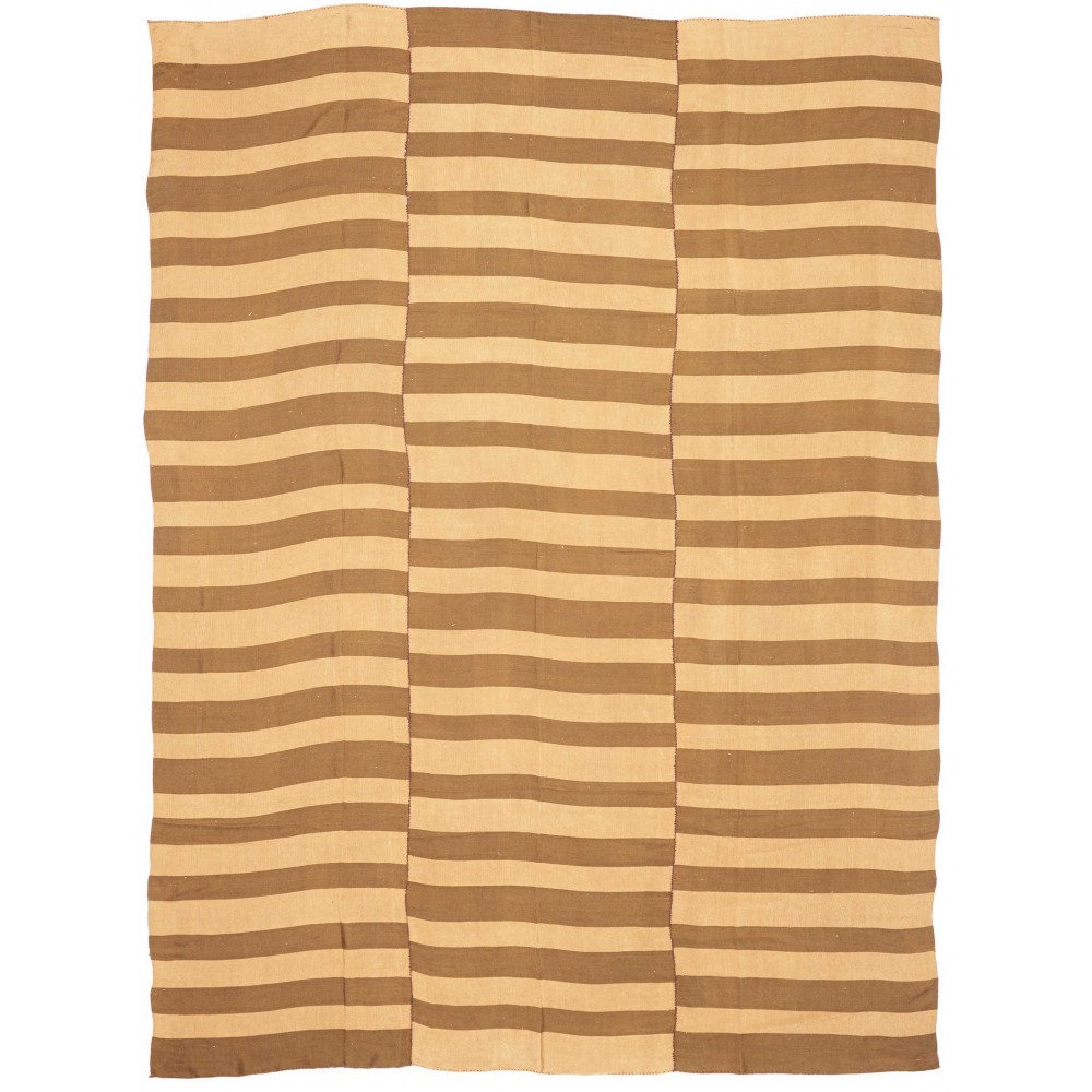 Tappeto Kilim Vintage Persia arancione marrone 210x297
