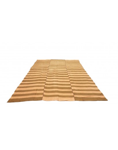 Tappeto Kilim Vintage Persia arancione marrone 210x297