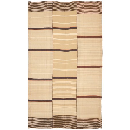 Tappeto Kilim Vintage Persia marrone verde 206x356