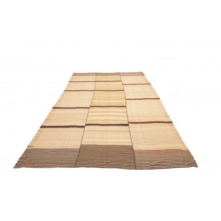 Tappeto Kilim Vintage Persia marrone verde 206x356
