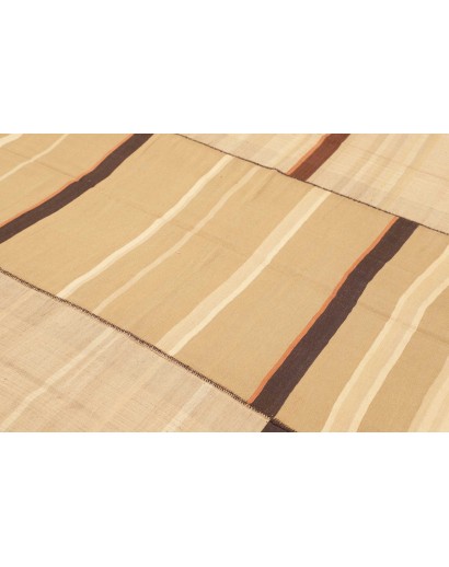 Tappeto Kilim Vintage Persia marrone verde 206x356