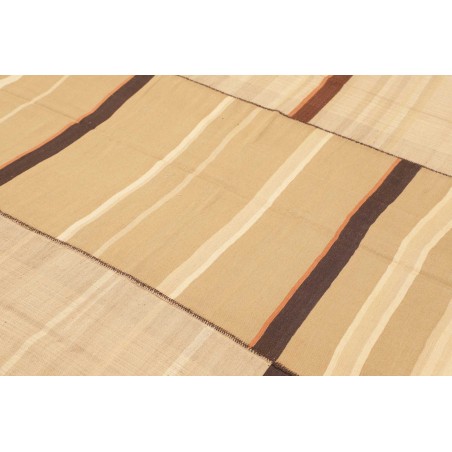 Tappeto Kilim Vintage Persia marrone verde 206x356