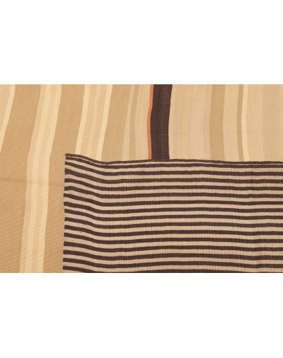 Tappeto Kilim Vintage Persia marrone verde 206x356
